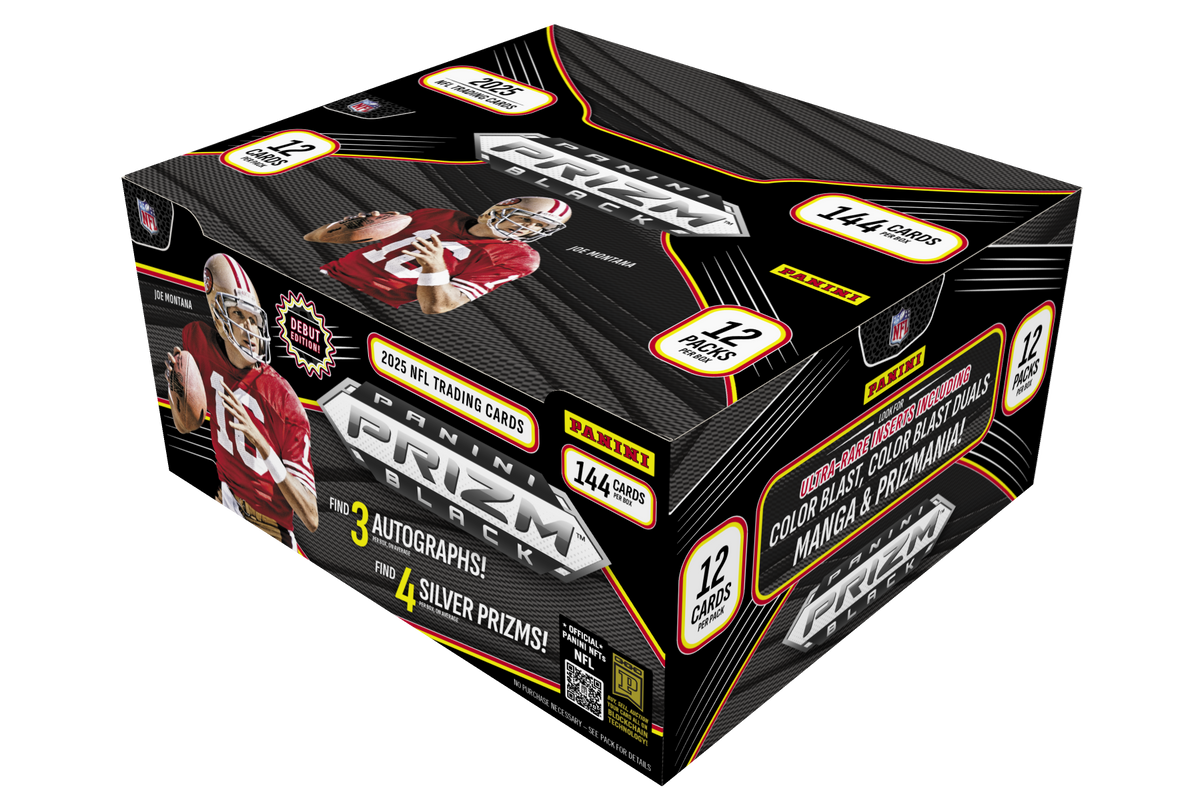 2025 Panini Prizm Black NFL Trading Card Box (Hobby)