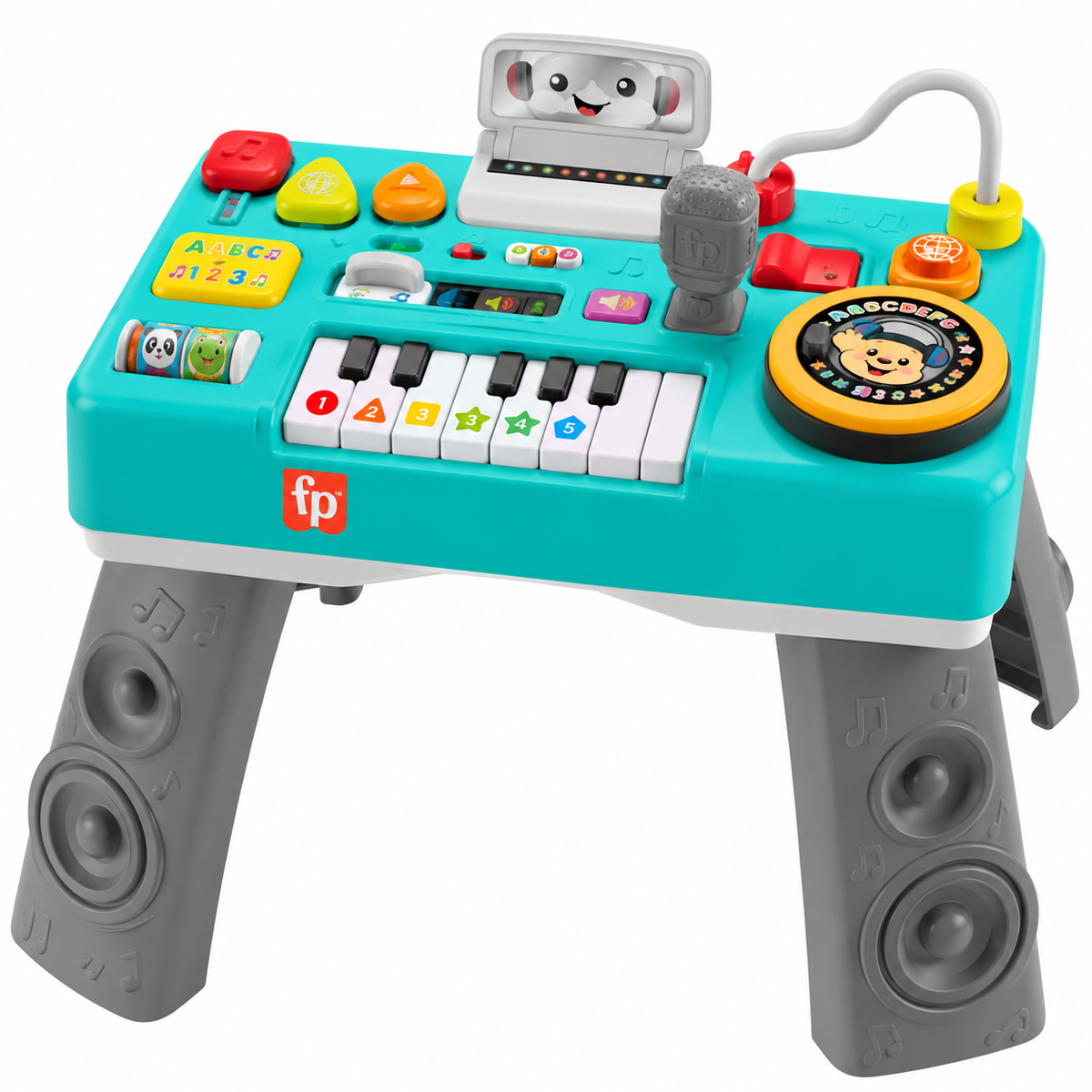 Fisher-Price Laugh & Learn Mix & Learn DJ Table – Musical Learning Toy