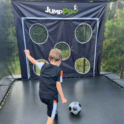 JumpPRO Trampoline Goal (Small) - The Only Trampoline Football Goal in the World!