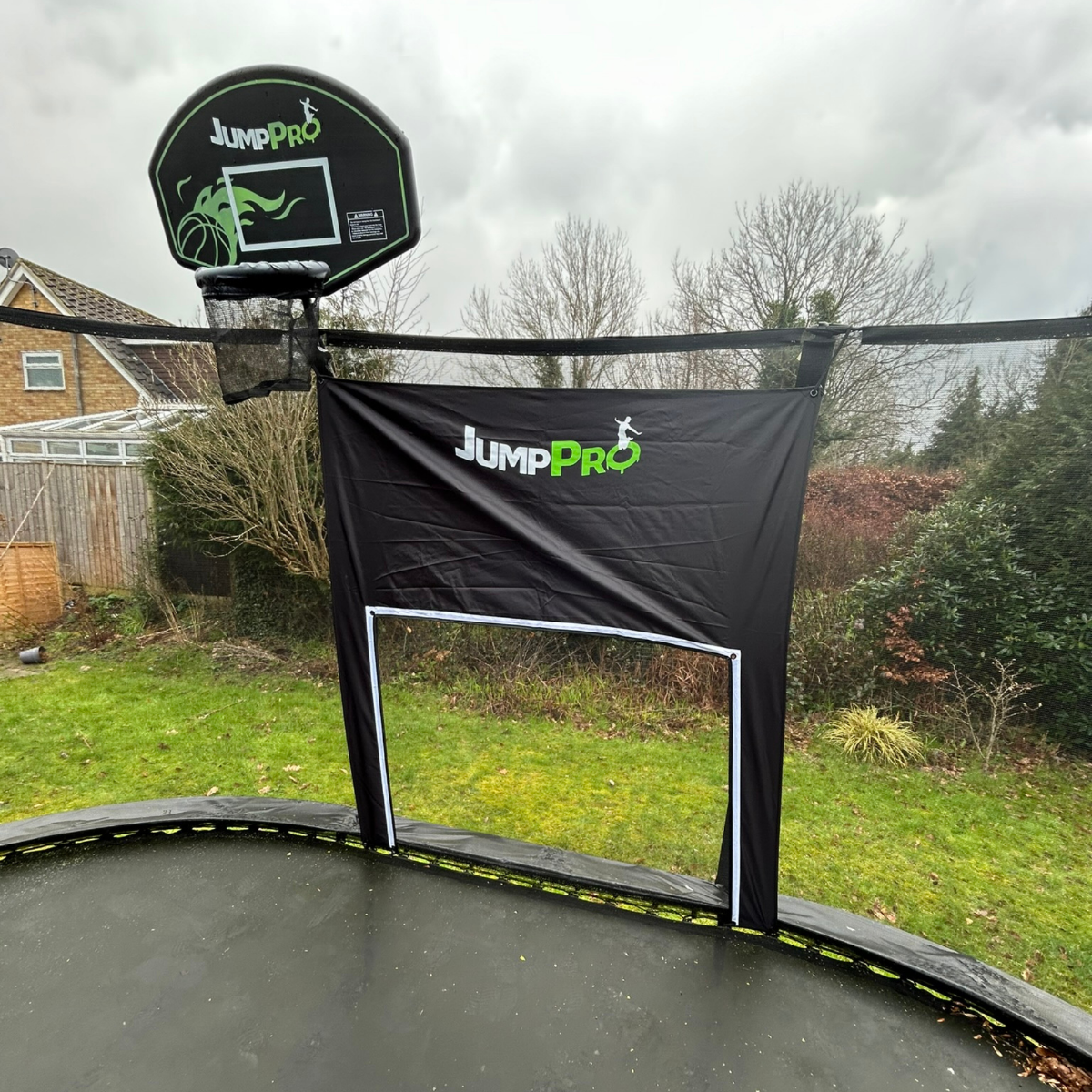 JumpPRO Trampoline Goal (Medium) - The Only Trampoline Football Goal in the World!