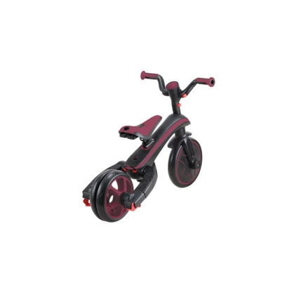 Globber 4-in-1 Explorer Trike Foldable - Burgundy