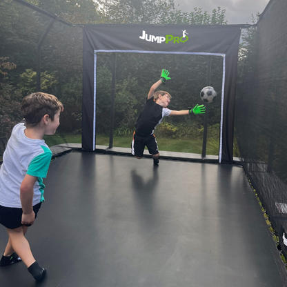 JumpPRO Trampoline Goal (Large) - The Only Trampoline Football Goal in the World!