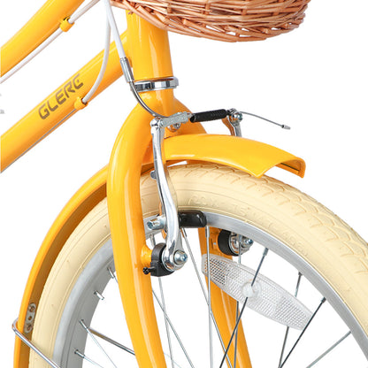 Glerc 20 Inch Beach Cruiser Hybrid Kids Bike with Rear Rack - Missy