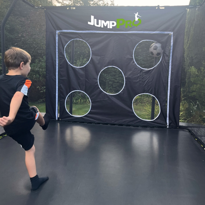 JumpPRO Trampoline Goal (Medium) - The Only Trampoline Football Goal in the World!