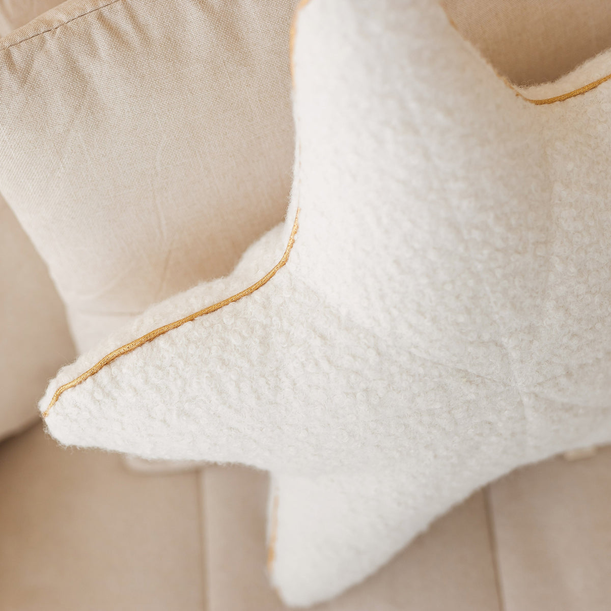 MINICAMP Seashell Pillows, Starfish Throw Pillows, Crustaceancore Decor | PACK of 2