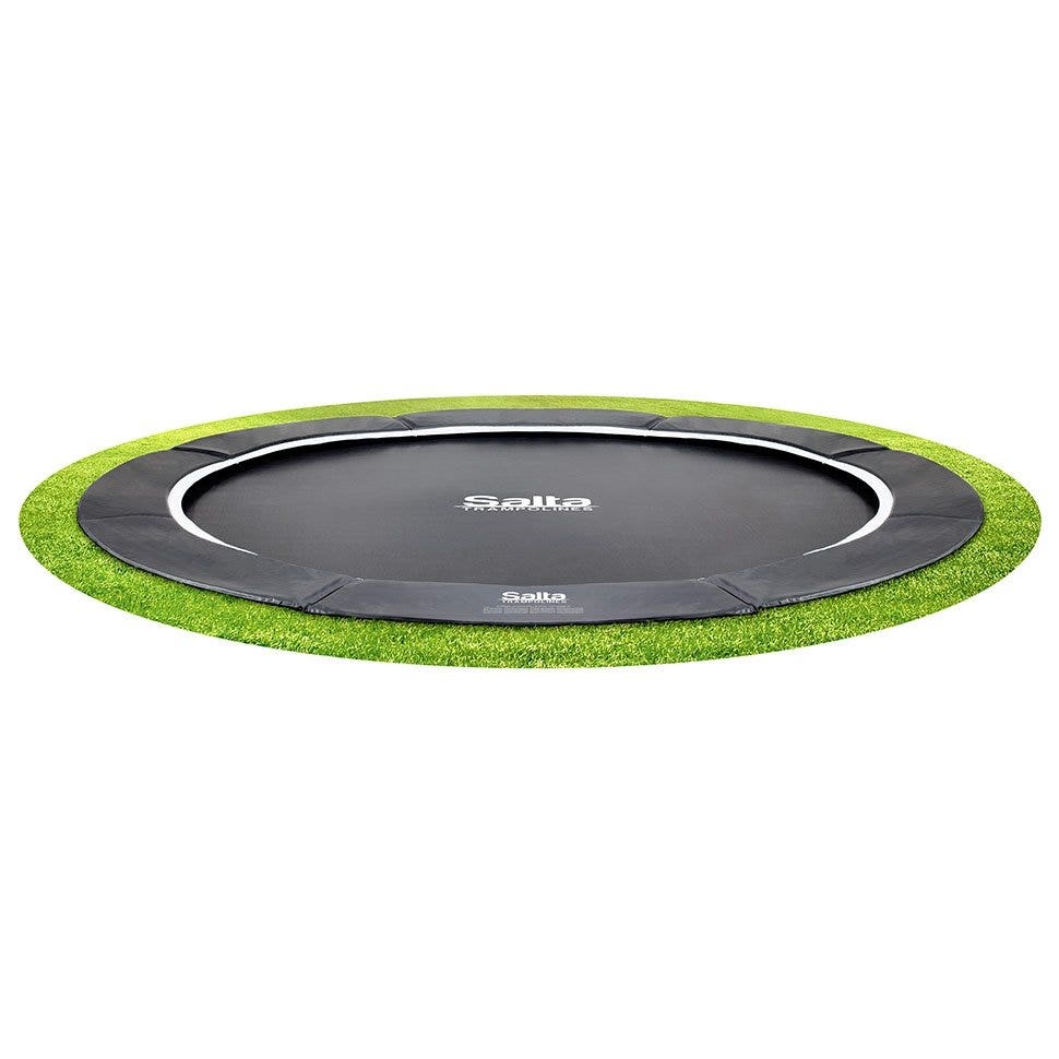 12ft Salta Royal Baseground Black Round Trampoline