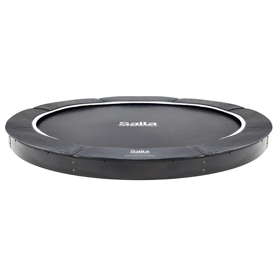 8ft 2" Salta Black Royal Baseground Round Trampoline