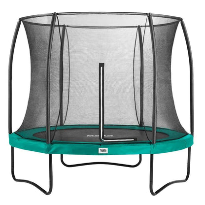 10ft Salta Green Round Comfort Edition Trampoline with Enclosure