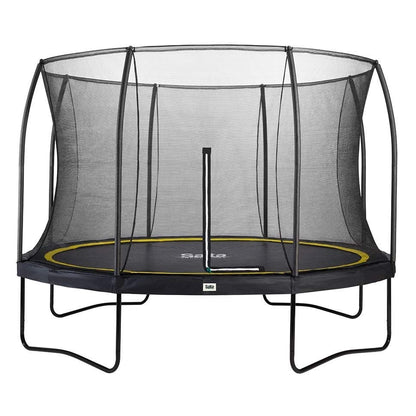 14ft Salta Black Round Comfort Edition Trampoline with Enclosure