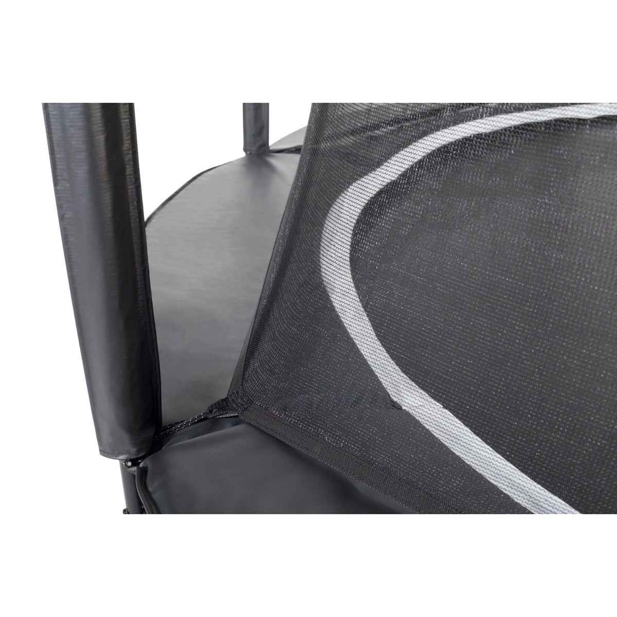 13ft Salta Black Royal Baseground Round Trampoline with Enclosure