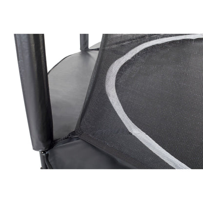 13ft Salta Black Royal Baseground Round Trampoline with Enclosure