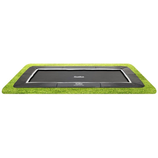 10ft x 7ft Salta Royal Baseground Black Rectangular Trampoline