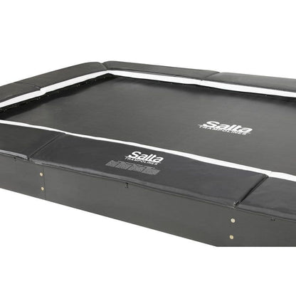 10ft x 7ft Salta Royal Baseground Black Rectangular Trampoline