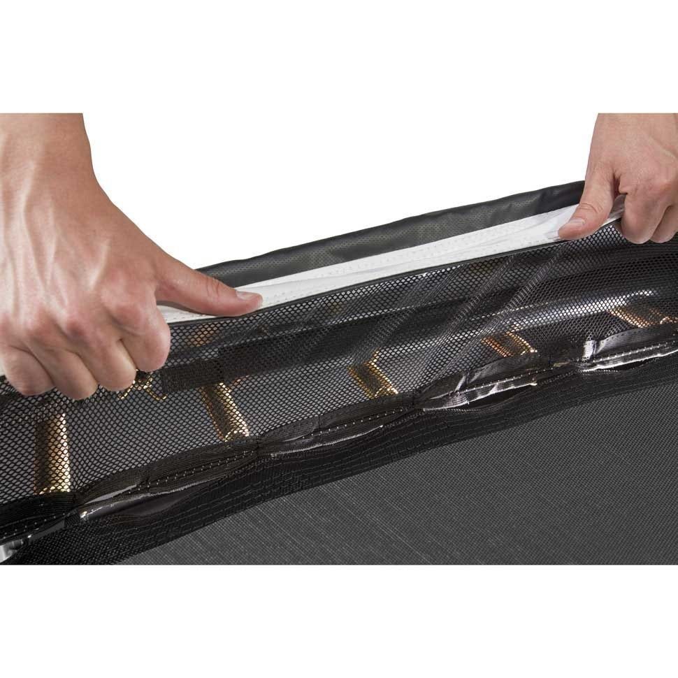 10ft x 7ft Salta Royal Baseground Black Rectangular Trampoline