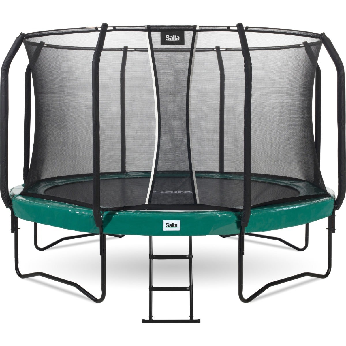 12ft Salta Green Round First Class Edition Trampoline with Enclosure