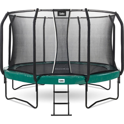 14ft Salta Green Round First Class Edition Trampoline with Enclosure