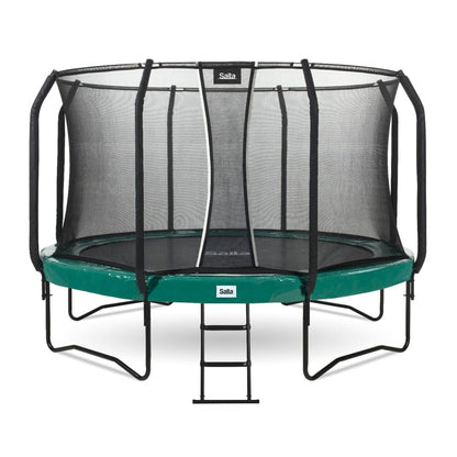 10ft Salta Green Round First Class Edition Trampoline with Enclosure