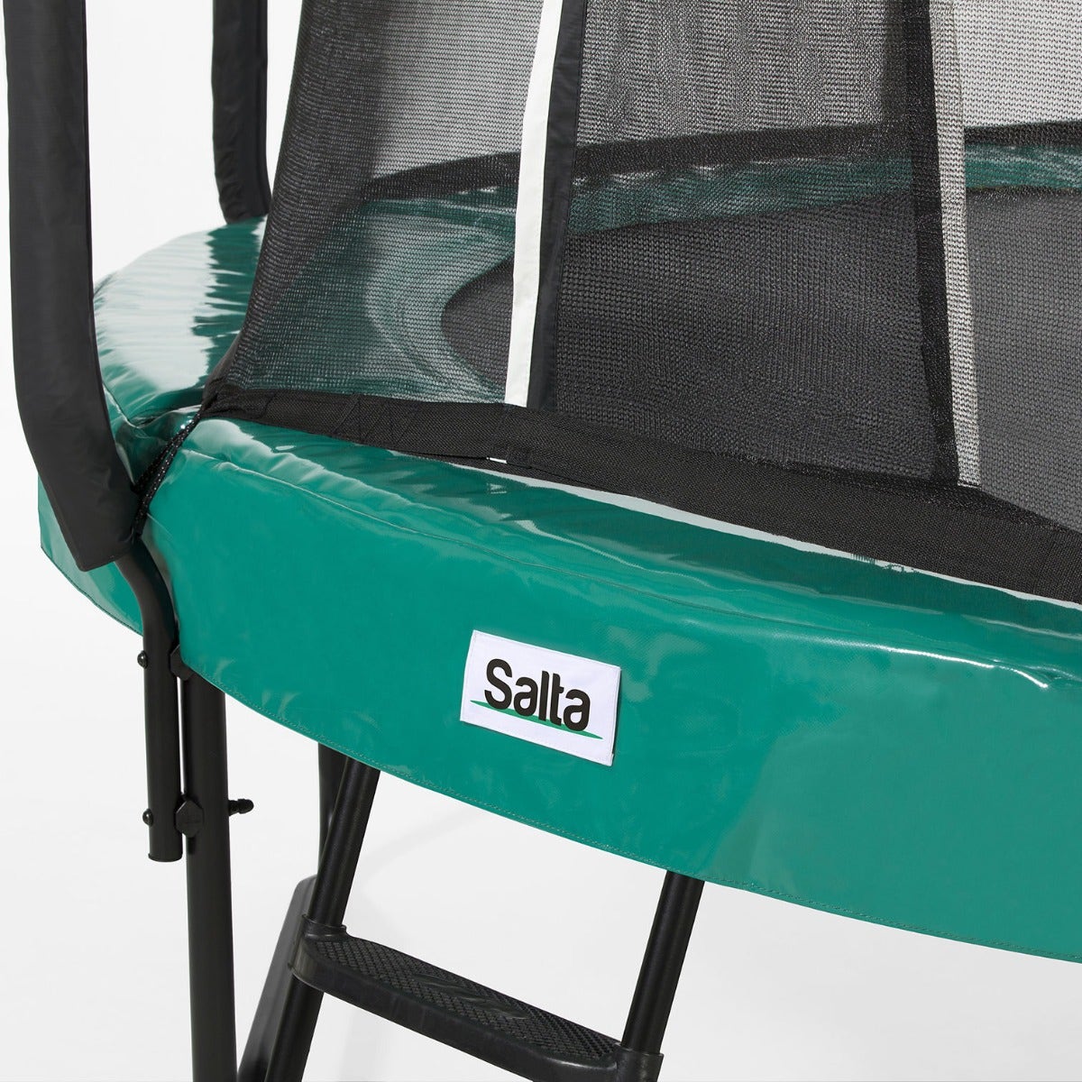 14ft Salta Green Round First Class Edition Trampoline with Enclosure