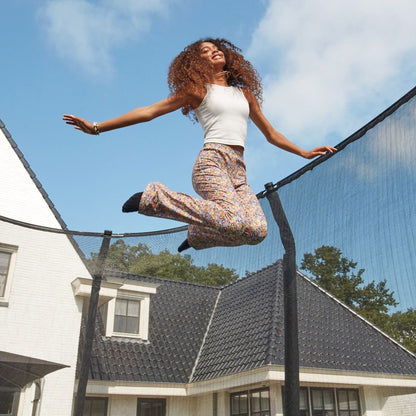 14ft Salta Green Round First Class Edition Trampoline with Enclosure