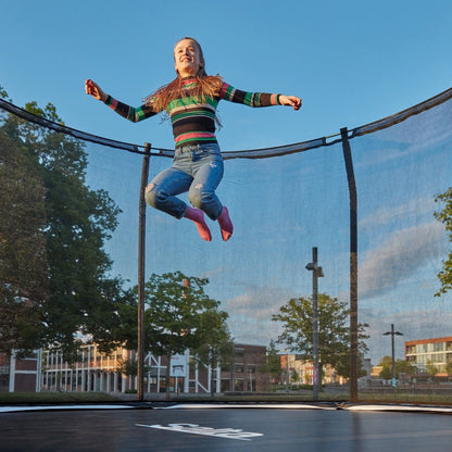 14ft Salta Black Round Premium Edition Trampoline with Enclosure