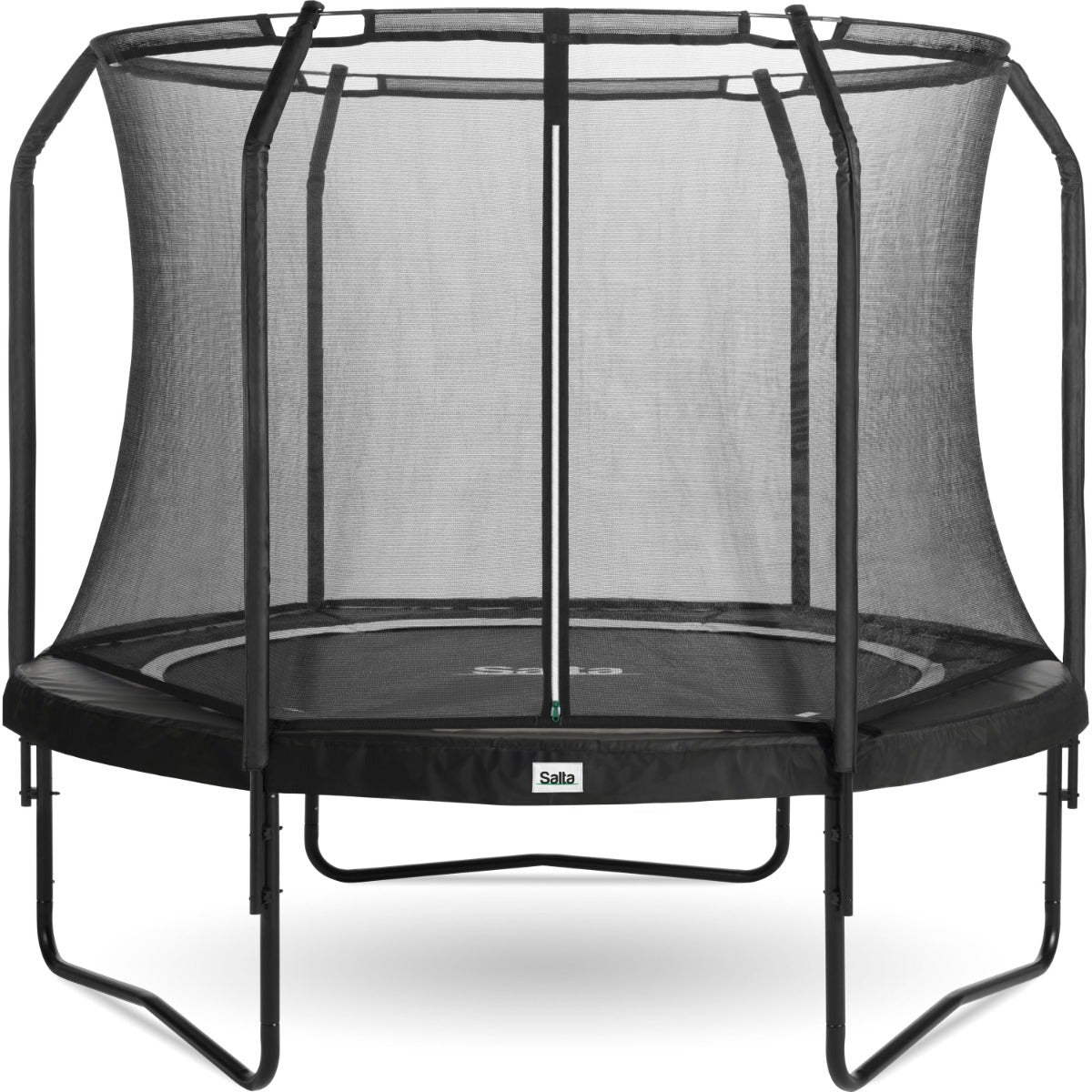 14ft Salta Black Round Premium Edition Trampoline with Enclosure