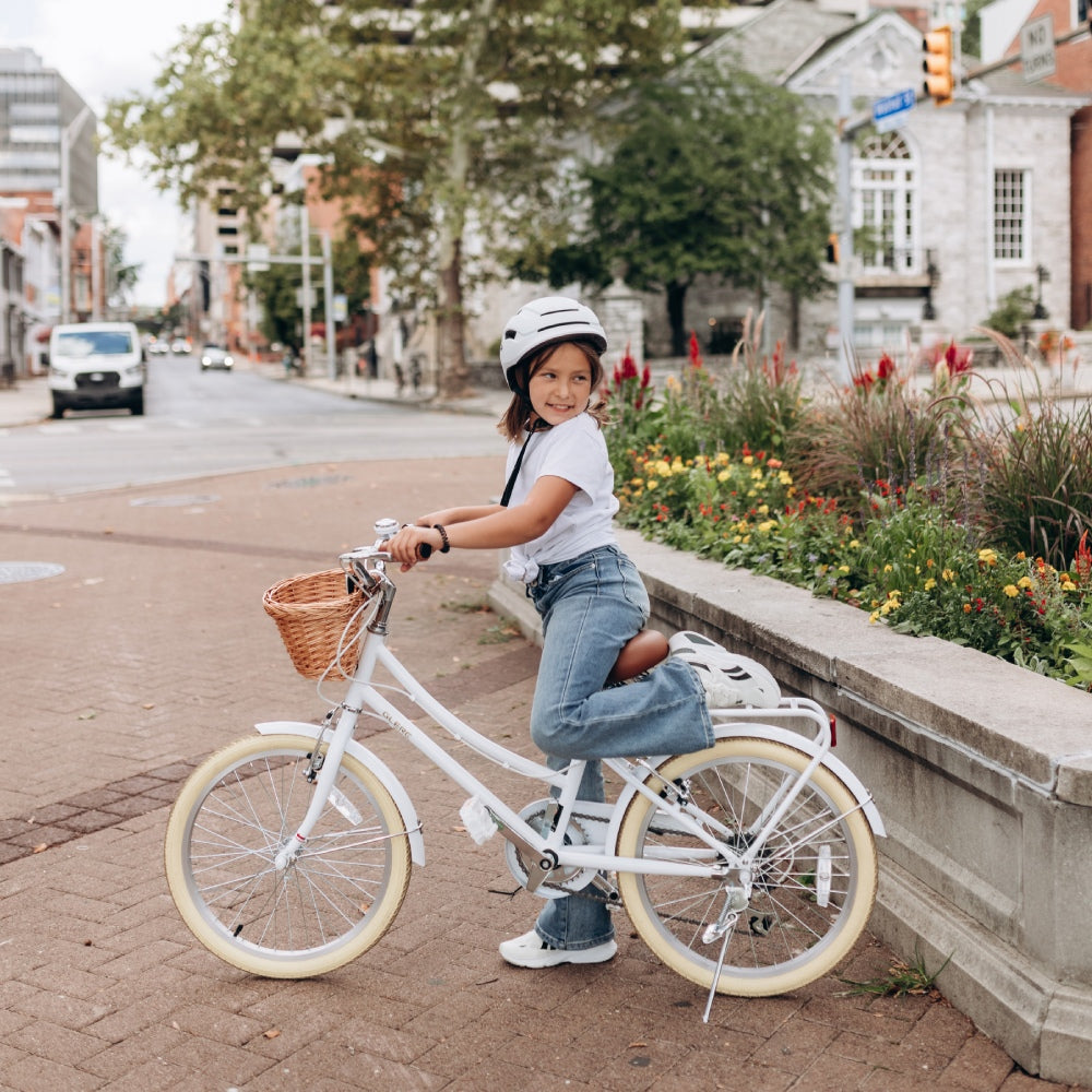 Glerc 20 Inch Beach Cruiser Hybrid Kids Bike with Rear Rack - Missy