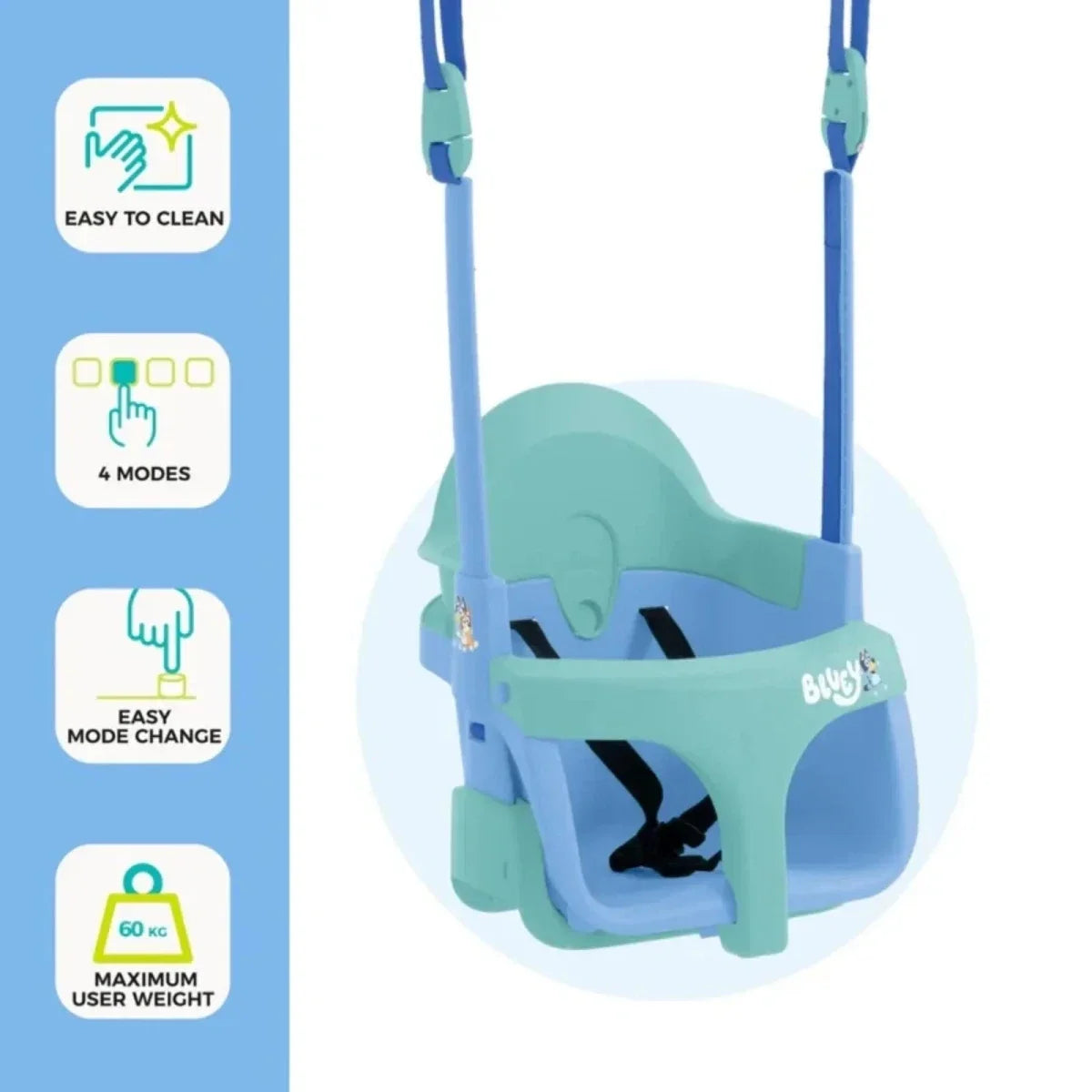 TP Forest Acorn Growable Swing Set with Bluey Quadpod