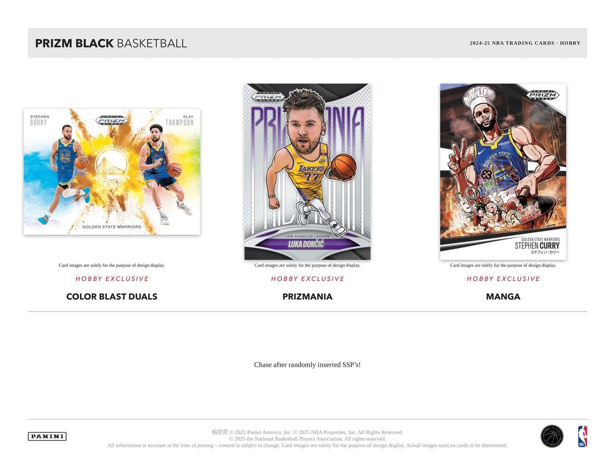 2024/25 Panini Prizm Black Basketball Hobby