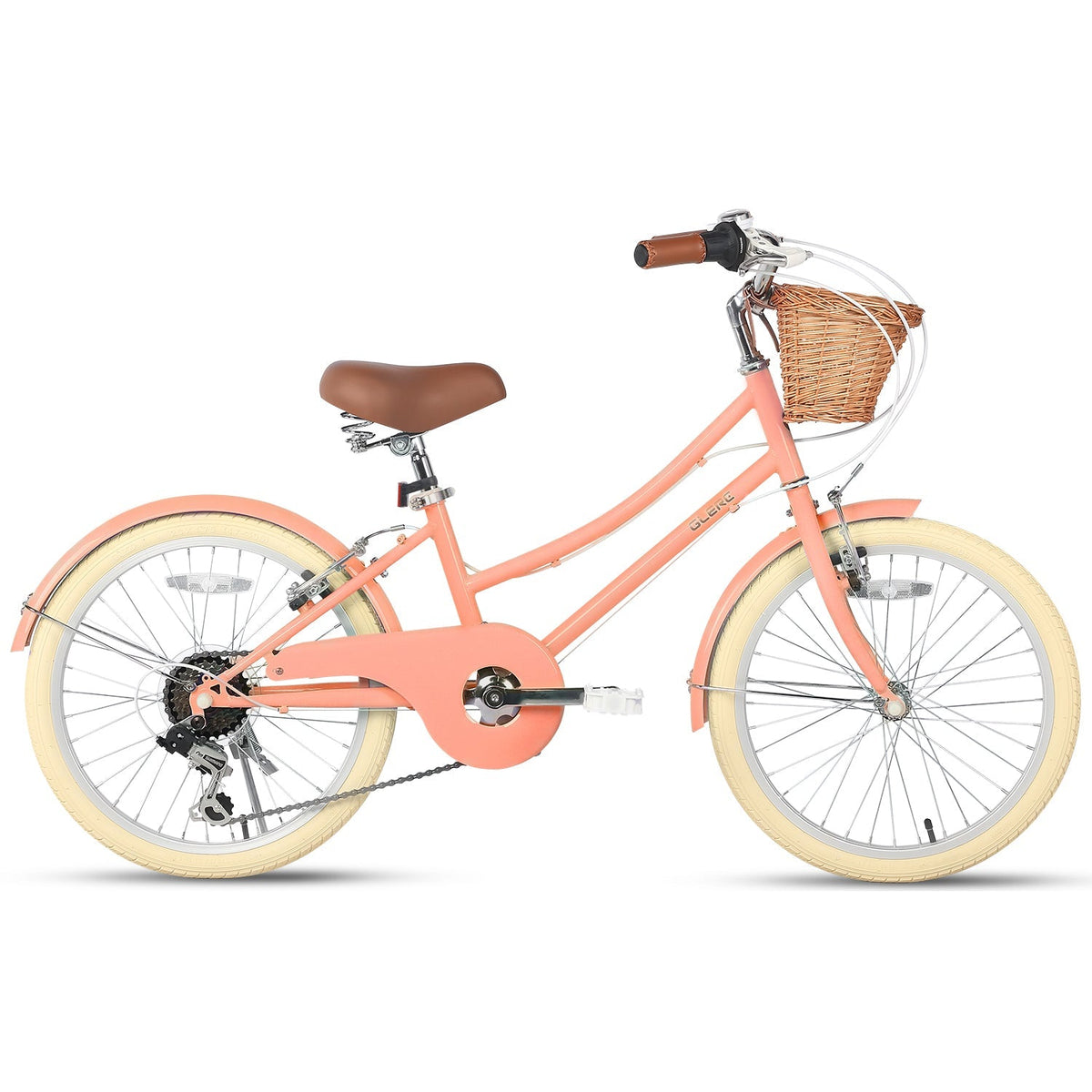 Glerc 20 Inch Beach Cruiser Hybrid Kids Bike - Missy