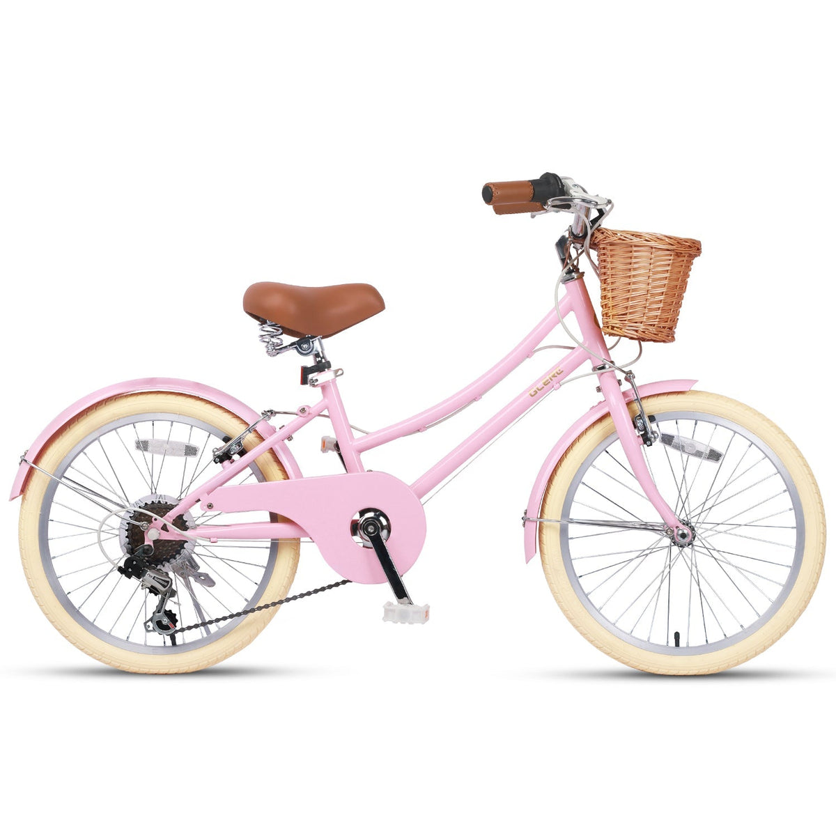 Glerc 20 Inch Beach Cruiser Hybrid Kids Bike - Missy