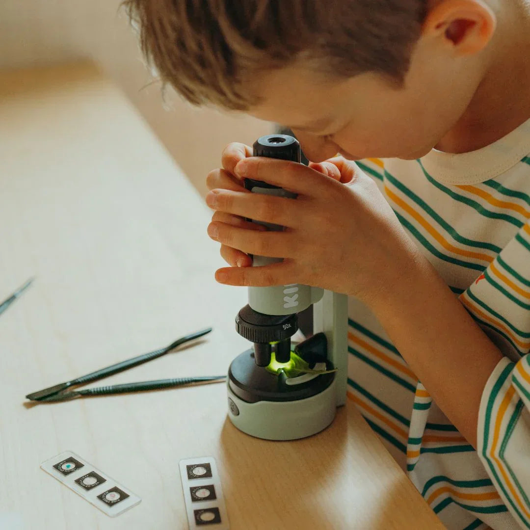 KIDYMICROSCOPE Portable Microscope Green