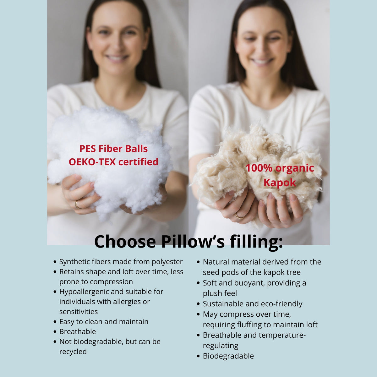 MINICAMP Long Maternity & Lumbar Support Pillow with Organic Cover in Navy Blue