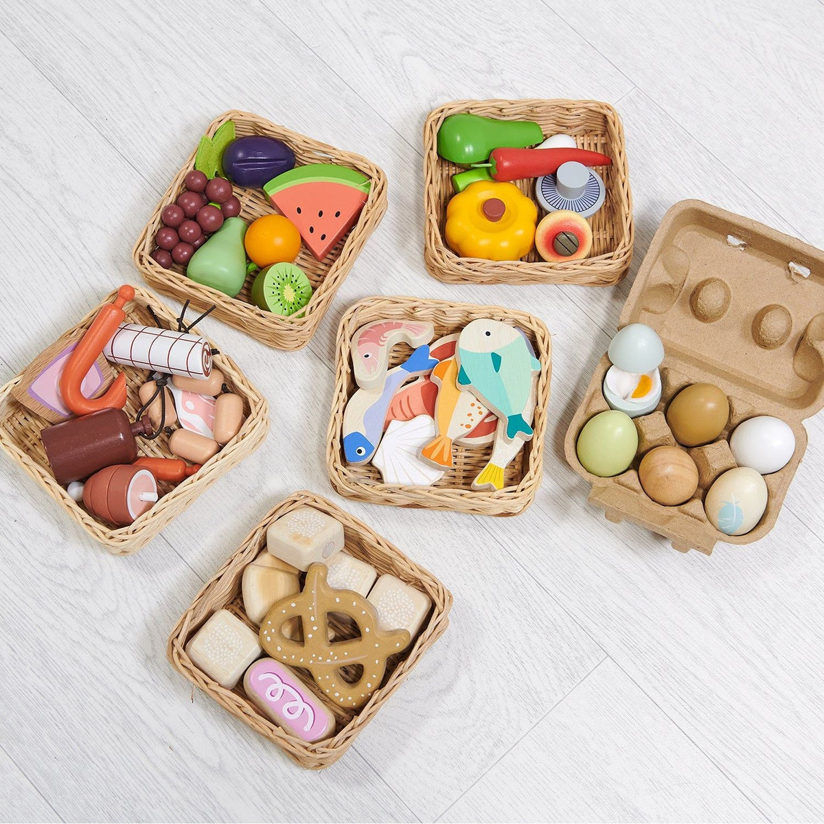Food Basket Bundle (5 x Food Baskets & 1 x Eggs)