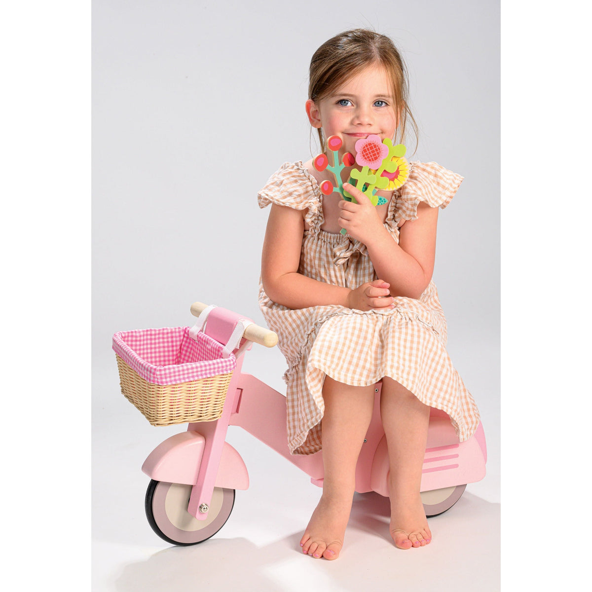 Scooter With Basket