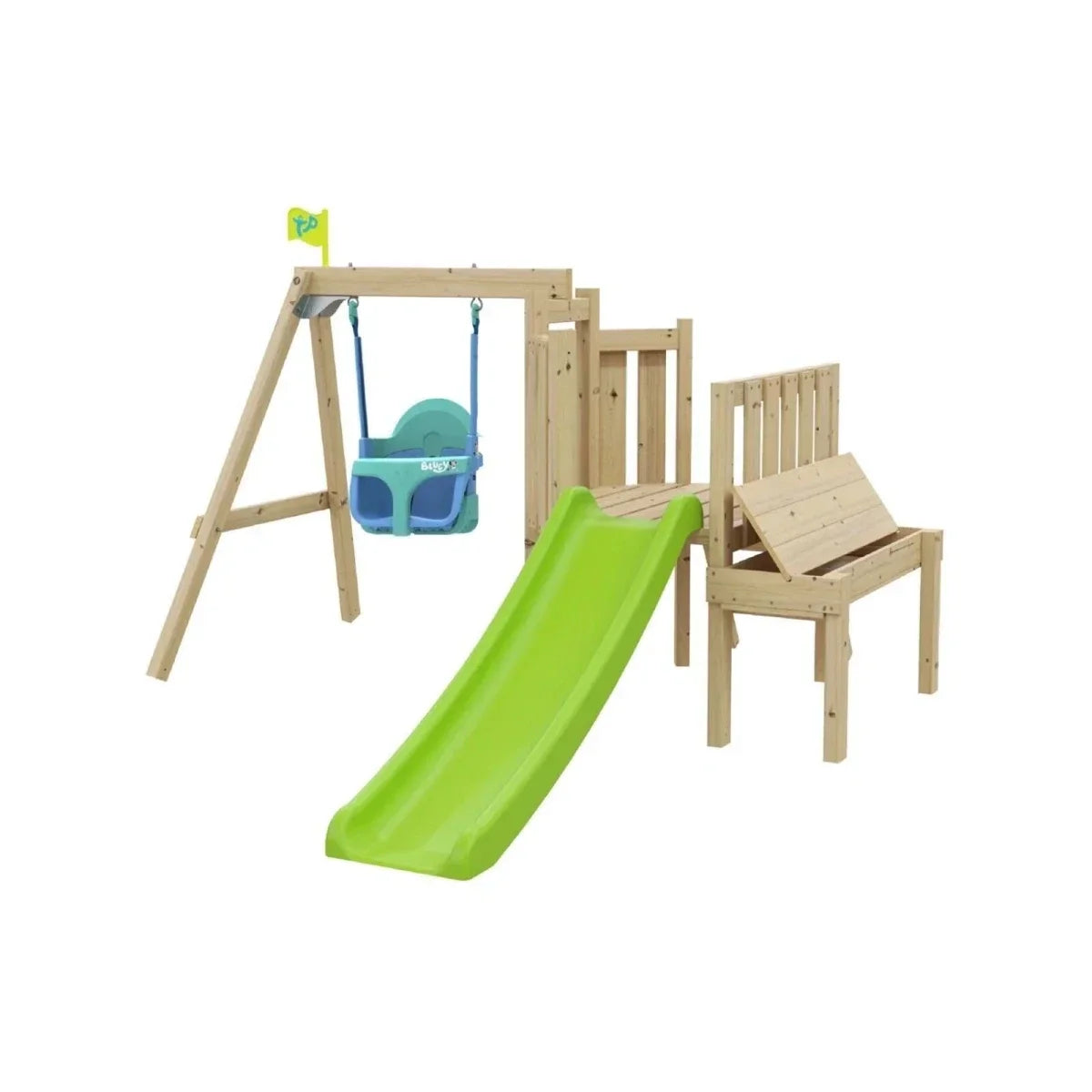 TP Toddler Wooden Tower with Bluey Quadpod