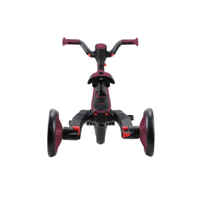 Globber 4-in-1 Explorer Trike Foldable - Burgundy