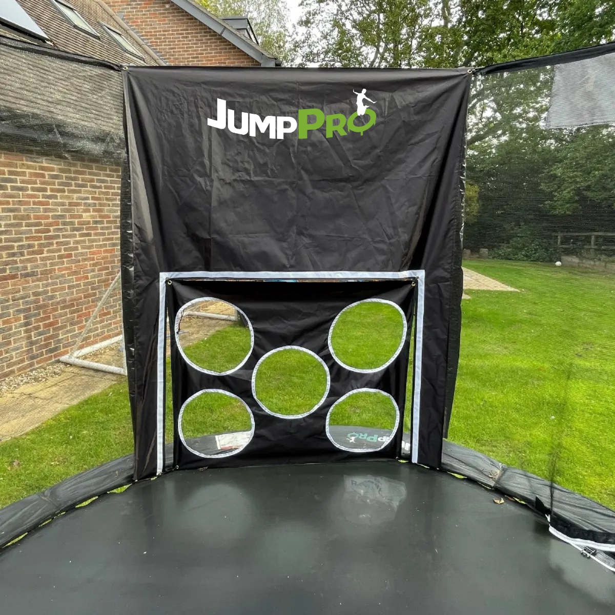 JumpPRO Trampoline Goal (Medium) - The Only Trampoline Football Goal in the World!