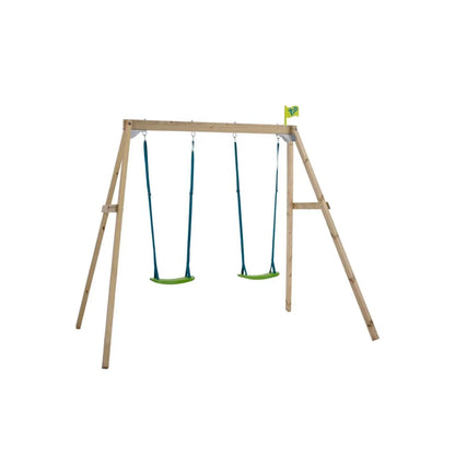 TP Forest Wooden Double Swing Set
