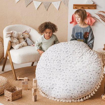 MINICAMP Kid's Floor Cushion in Forest Animal Pattern