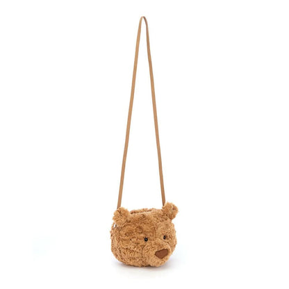 Bear Plush Crossbody Bag – 18 × 16 cm